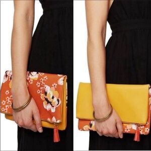 Rachel Pally Floral Retro Reversible Clutch